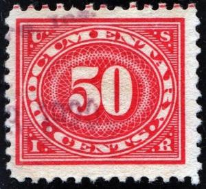 R238 50¢ Documentary Stamp (1917) Used