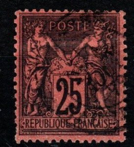 France #93  F-VF Used CV $25.00 (X1831)