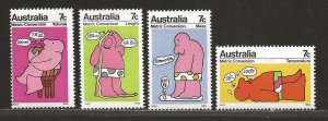 AUSTRALIA SC# 541-44   F/MNH