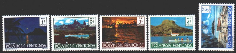 French polynesia. 1979. 278 I A-82 IA from the series. Landscapes of Polynesi...