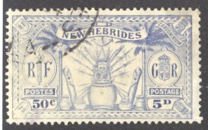 New Hebrides- British, Sc #45, Used