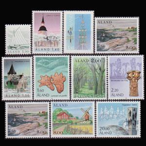 ALAND IS. 1985 - Scott# 6-22 Views Issued 85-6 Set of 11 NH