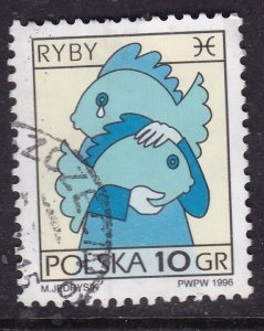 Poland 1996 Fish Person Pisces 10gr SG 3610 VGC