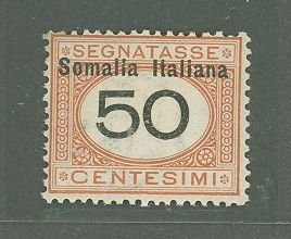 Somalia (Italian Somaliland) #J36 Unused Single