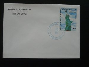 centenary of statue of Liberty FDC Mauritania 1986