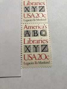 Scott 2015 Library Single Stamp M NH OG ach