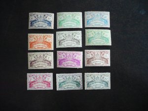 Stamps - Guadeloupe- Scott#1168-171,173-185 -MH & Used Part Set of 12 Stamps