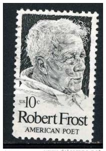 USA 1974 - Scott 1526 used - 10c Robert Frost American Poet 