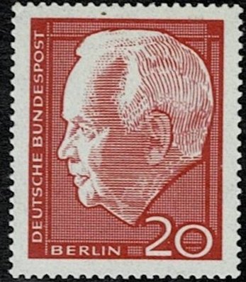 Germany  Berlin Heinrich Lubke MNH