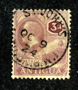 1925 Antigua Sc.# 51 used cv $8 ( 9709 BCXX )
