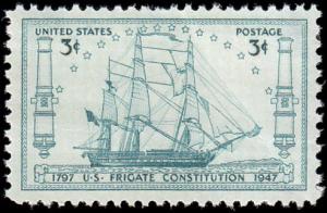 Scott 951 USS Constitution Old Ironsides MNH