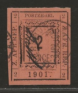 TRANSVAAL SC# 183   VF/CTO