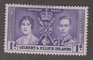 Gilbert & Ellice Islands 37 Coronation Issue 1937