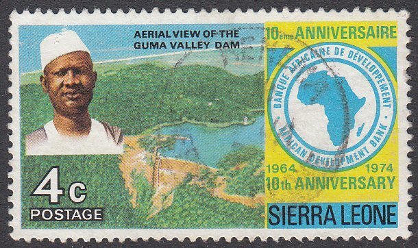 Sierra Leone 436 Used CV $50.00