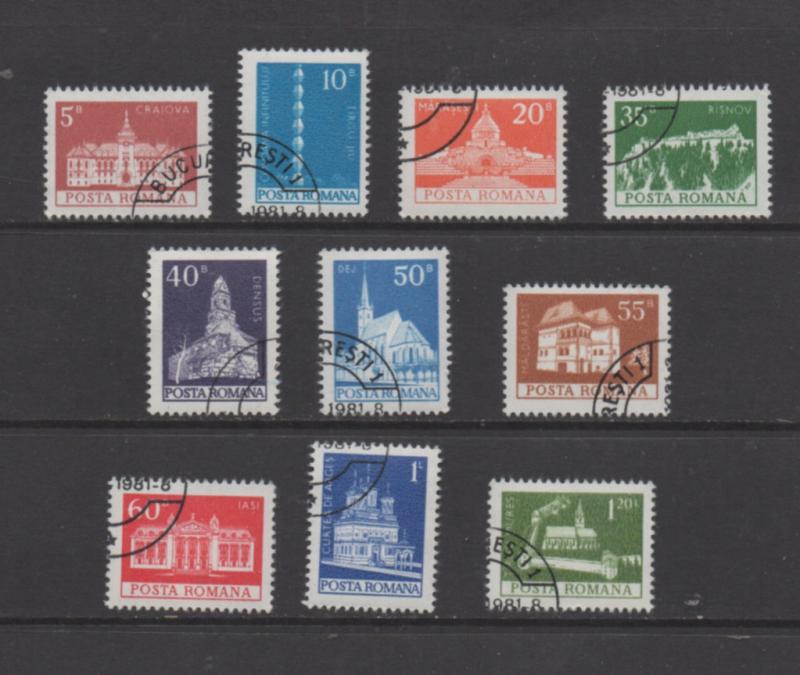 Romania  2450-2459  used single