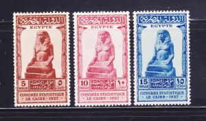 Egypt 150-152 Set MHR Statue Of Amenhotep (B)