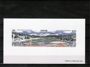 St.Pierre and  Miquelon 1993 Miquelon/Otter pool Deluxe SS MNH VF Sc#594a