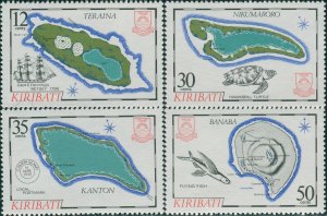 Kiribati 1984 SG215-218 Islands set MNH