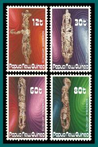 Papua New Guinea 1985 Nombowai Artefacts, MNH  632-635,SG512-SG515