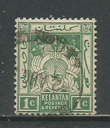 Malaya-Kelantan   #1a  Used  (1911)  c.v. $0.35