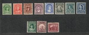 Newfoundland Sc#104-114 M/H/F-VF, Complete Set, Cv. $369