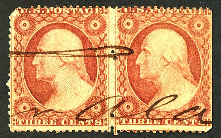 U.S. #26A USED PAIR