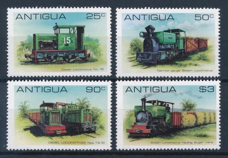 [62518] Antigua 1981 Railway Train Eisenbahn Chemin de Fer  MNH