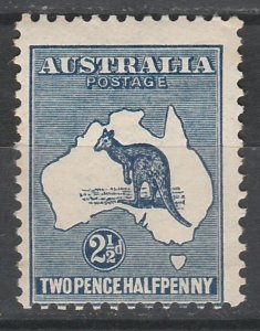 AUSTRALIA 1913 KANGAROO 21/2D 1ST WMK