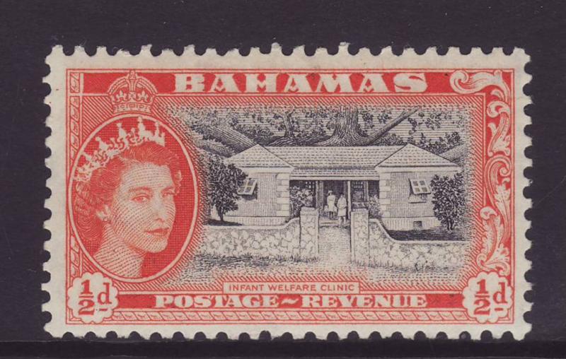 1954 Bahamas ½d Infant Clinic Mint