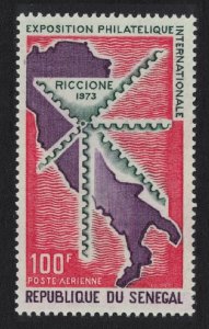 Senegal Intl Stamp Exhibition Riccione Italy 1973 MNH SG#533