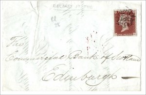 GB 1841 1d red plate 28 DD very fine used good-large margins on neat 1843 EL,