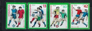 Bulgaria 3087-90 MNH 1985 World Cup Soccer (fe5806)