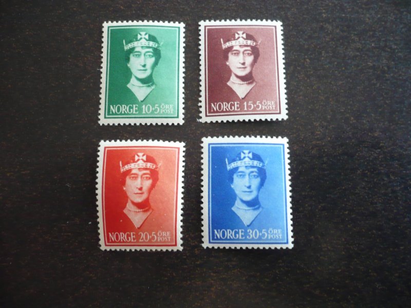 Stamps - Norway - Scott# B11-B14 - Mint Hinged Set of 4 Stamps