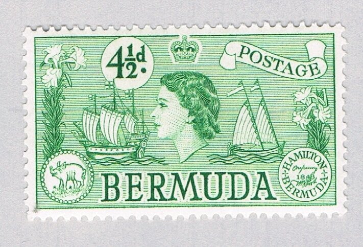 Bermuda 151 MNH Sea Venture Ship 1 1953 (BP64307)