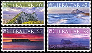 Gibraltar 1104-1107, MNH, Views of Gibraltar