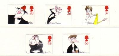 Great Britain Sc 1809-3 1998 Comedians stamps mint NH