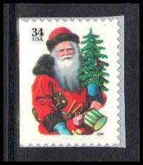 3539b 34c Santa with Red Hat Fine MNH BPS Z4853