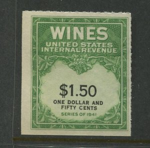 RE148  Wines Revenue Unused Stamp BY2161