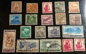 India Scott #405, 407-423A VF Used 1965-1968 Cat. $10.15