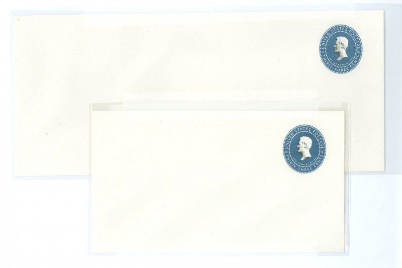 US U645 Two unused entire envelope