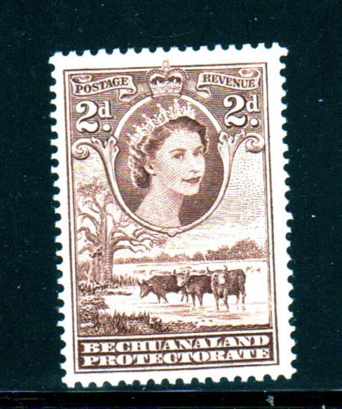 BECHUANALAND  PROTECTORATE #156  2p  QEII    MINT  VF NH  O.G