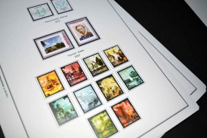 COLOR PRINTED NETHERLANDS 1852-2010 STAMP ALBUM PAGES (315 illustrated pages)