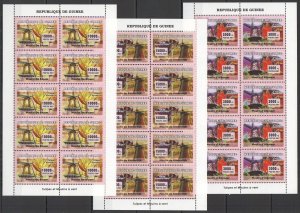 A1060 2007 Guinea Flowers Mills & Tulipes Moulins ! 10Set Mnh