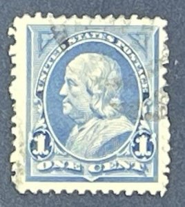 Scott 247 used Benjamin Franklin 1 cent