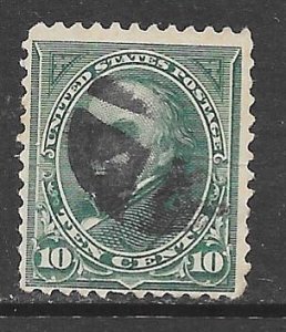 USA 273: 10c Webster, used, F-VF