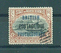 North Borneo sc# J26 used cat value $.50