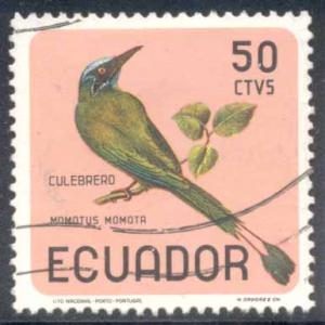Ecuador ~ #751a ~ Birds ~ Used