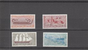 Denmark  Scott#  472-5  MNH  (1970 Ships)