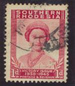 Southern Rhodesia SG 64  SC# 67  Used  see scan and details