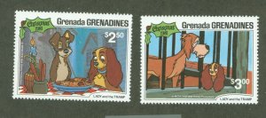 Grenada Grenadines #457/458 Mint (NH) Single (Disney)